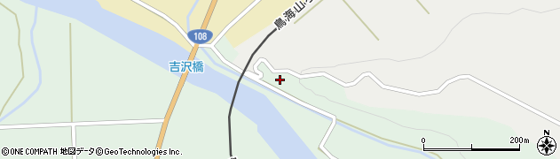 秋田県由利本荘市吉沢（向小山田）周辺の地図