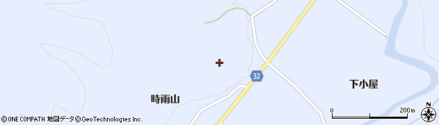 秋田県由利本荘市東由利田代（上ノ台）周辺の地図