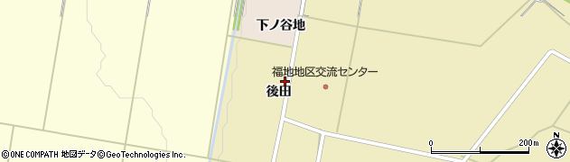 秋田県横手市雄物川町柏木後田6周辺の地図