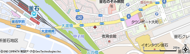 北日本銀行鵜住居支店 ＡＴＭ周辺の地図