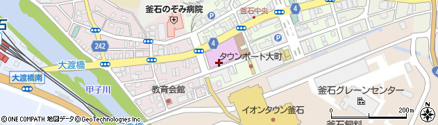 株式会社エルタス東北　釜石サービスセンター周辺の地図