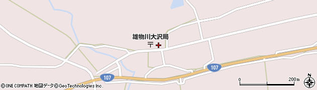 秋田県横手市雄物川町大沢大沢143周辺の地図