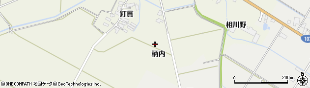 秋田県横手市雄物川町東里（柄内）周辺の地図