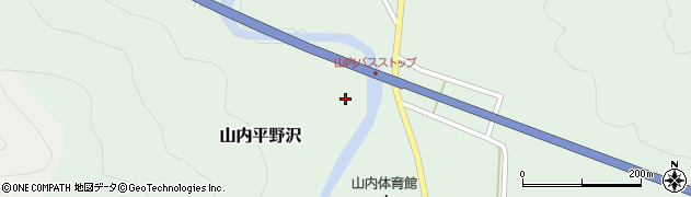 秋田県横手市山内平野沢（上三明岡）周辺の地図