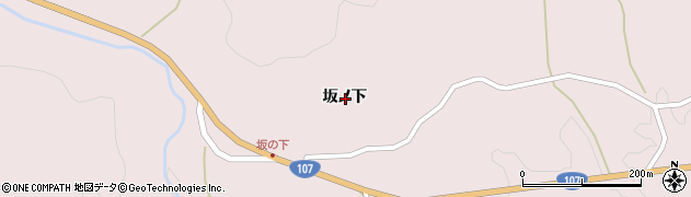 秋田県横手市雄物川町大沢坂ノ下周辺の地図