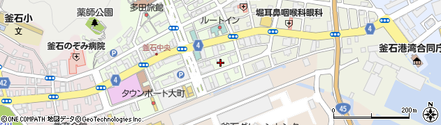 株式会社釜石タクシー　事務専用周辺の地図