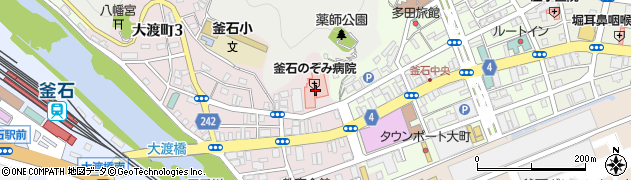 釜石市社協指定訪問入浴介護事業所周辺の地図
