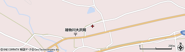 秋田県横手市雄物川町大沢大沢159周辺の地図