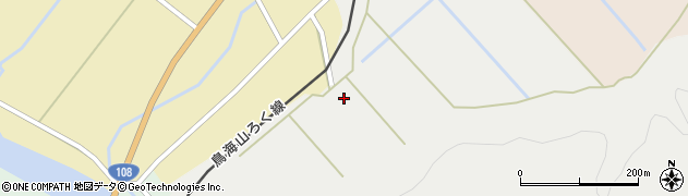 秋田県由利本荘市山本（震旦林）周辺の地図