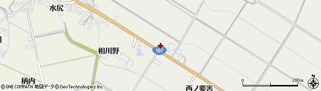 秋田県横手市平鹿町樽見内相川野2周辺の地図