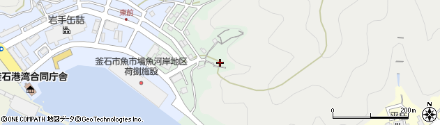 岩手県釜石市東前町周辺の地図