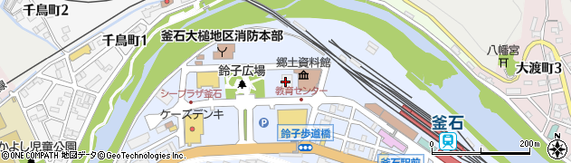 岩手銀行釜石支店周辺の地図