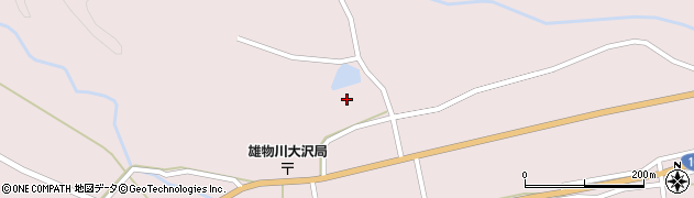 秋田県横手市雄物川町大沢大沢147周辺の地図