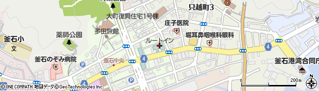 ホテルルートイン釜石周辺の地図