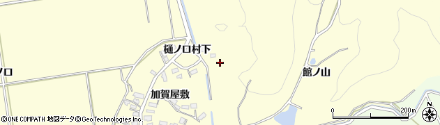 秋田県横手市平鹿町醍醐（館ノ山）周辺の地図