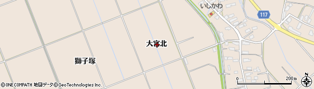 秋田県横手市平鹿町浅舞大宮北周辺の地図