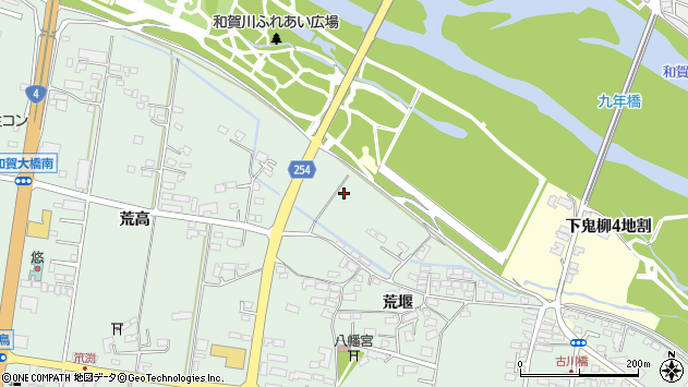〒024-0056 岩手県北上市鬼柳町の地図