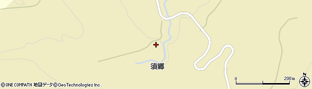 秋田県由利本荘市東由利黒渕13周辺の地図