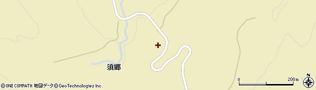 秋田県由利本荘市東由利黒渕2周辺の地図