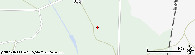 岩手県遠野市上郷町平倉（大寺）周辺の地図