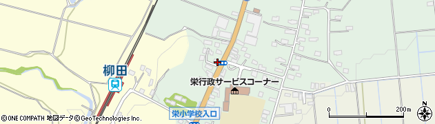 秋田県横手市大屋新町小松原14周辺の地図