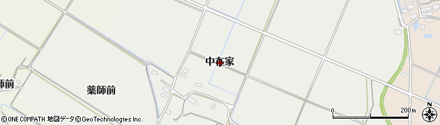 秋田県横手市平鹿町樽見内（中在家）周辺の地図