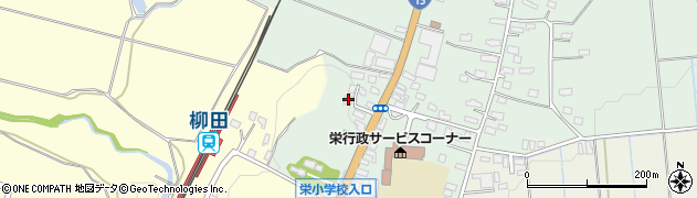 秋田県横手市大屋新町小松原16周辺の地図
