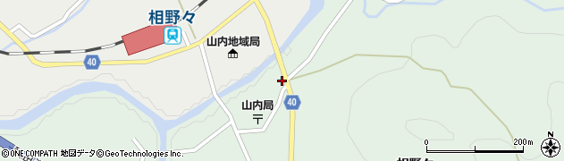 秋田県横手市山内平野沢（北相野々）周辺の地図