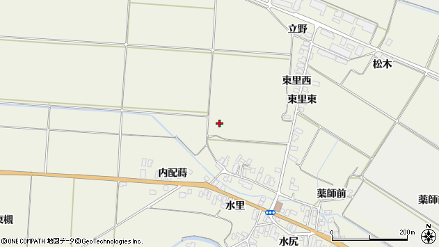 〒013-0203 秋田県横手市雄物川町東里の地図