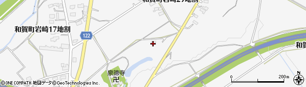 岩手県北上市和賀町岩崎（１２地割）周辺の地図