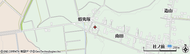 秋田県横手市雄物川町造山南田240周辺の地図