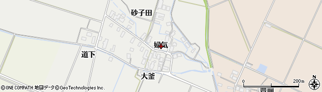 秋田県横手市平鹿町樽見内（婦気）周辺の地図