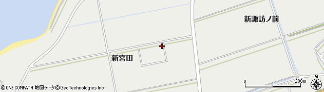 秋田県にかほ市芹田新宮田48周辺の地図