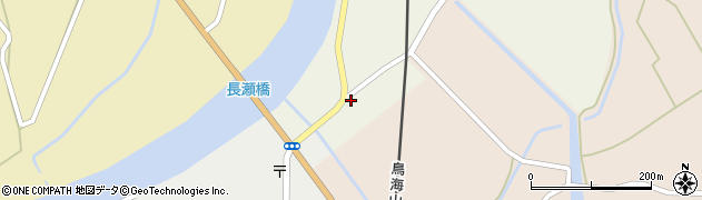 秋田県由利本荘市蟹沢（戸沢見）周辺の地図