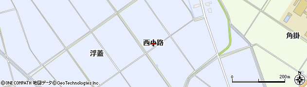 秋田県横手市平鹿町中吉田（西小路）周辺の地図