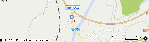 秋田県横手市山内土渕（下虫内）周辺の地図
