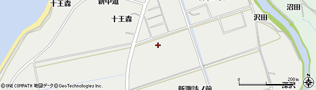 秋田県にかほ市芹田（諏訪ノ前）周辺の地図