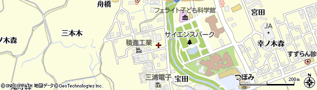 秋田県にかほ市平沢田角森127周辺の地図