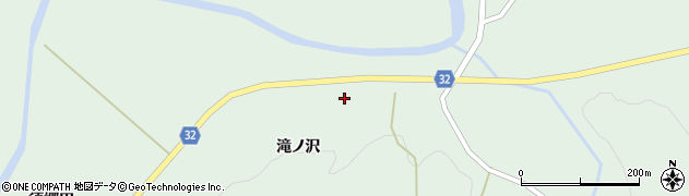 秋田県由利本荘市東由利舘合滝ノ沢55周辺の地図