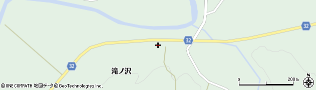秋田県由利本荘市東由利舘合（長泥）周辺の地図