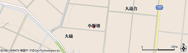 秋田県横手市平鹿町浅舞小野墳周辺の地図