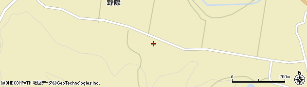 秋田県由利本荘市川西野際104周辺の地図
