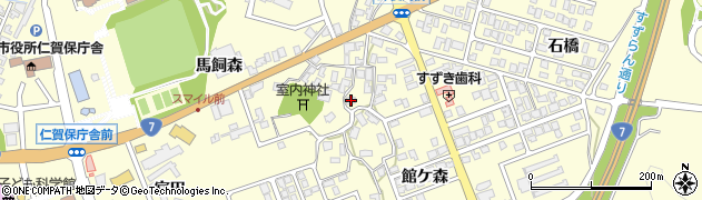 秋田県にかほ市平沢宮ノ前15周辺の地図