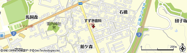 秋田県にかほ市平沢清水尻137周辺の地図