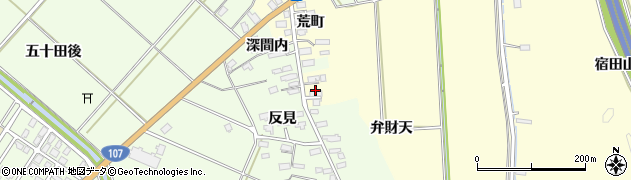 秋田県横手市平鹿町醍醐（弁財天）周辺の地図