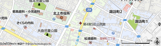 まるかんのお店北上店周辺の地図