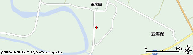 秋田県由利本荘市東由利舘合（舘前）周辺の地図