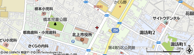 北日本銀行北上支店 ＡＴＭ周辺の地図