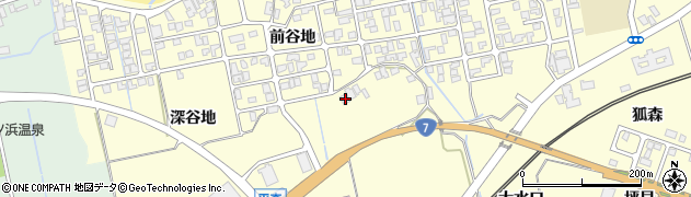 秋田県にかほ市平沢前谷地219周辺の地図