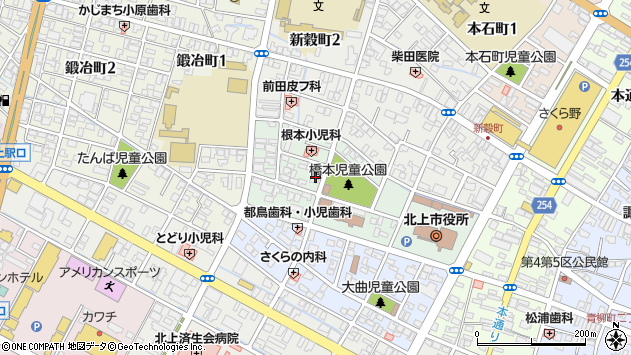 〒024-0095 岩手県北上市芳町の地図
